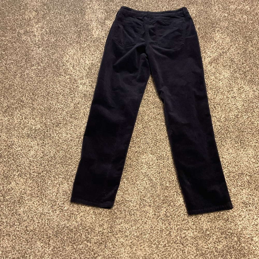 Croft & Barrow Navy Corduroy Pants - Picture 3 of 3